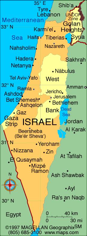 Israel Map: Regions, Geography, Facts & Figures .